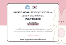 UNESCO Wonju Residency Program 2025