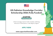 HEC US-Pakistan Knowledge Corridor Scholarship 2026 (Study in USA) US-Pakistan Knowledge Corridor Scholarship 2026