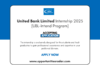 United Bank Limited Internship 2025