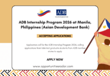 ADB Internship Program 2026
