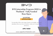 BYD Internship Program 2025