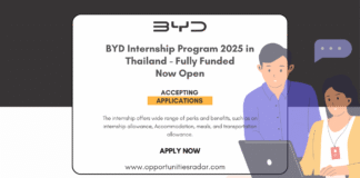 BYD Internship Program 2025