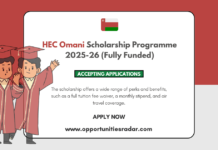 HEC Omani Scholarship Program 2025-26