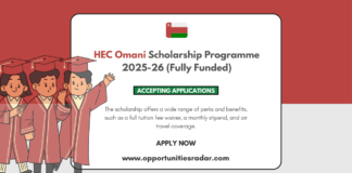 HEC Omani Scholarship Program 2025-26