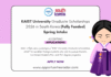 KAIST University Graduate Scholarships 2026