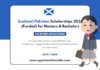 Scotland Pakistan Scholarships 2025