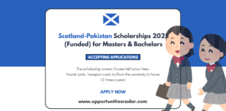 Scotland Pakistan Scholarships 2025