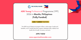 ADB Young Professional Program (YPP) 2026