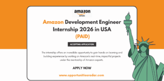Amazon Development Engineer Internship 2026