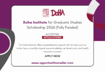 Doha Institute for Graduate Studies Scholarship 2026