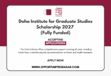 Doha Institute for Graduate Studies Scholarship 2027 (Fully Funded) Doha Institute for Graduate Studies Scholarship 2027