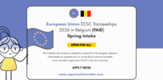 European Union EESC Traineeships 2026