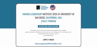 Hansen Leadership Summer Institute 2026