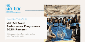 UNITAR Youth Ambassador Program 2025