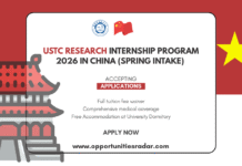 USTC Research Internship Program 2026