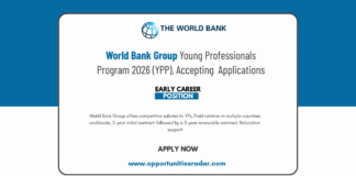 World Bank Young Professionals Program 2026