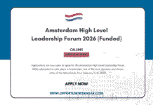 Amsterdam High Level Leadership Forum 2026 (Funded) Amsterdam High Level Leadership Forum 2026