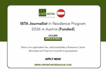 ISTA Journalist in Residence Program 2026 in Austria (Funded) ISTA Journalist in Residence Program 2026