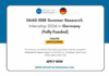 DAAD RISE Summer Internship 2026