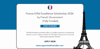 France Eiffel Excellence Scholarship 2026