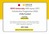 KEIO University ADB Japan Scholarship 2026