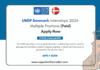 UNDP Denmark Internships 2026