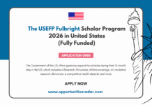 USEFP Fulbright Scholar Program 2026 in United States (Fully Funded)