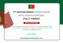World Youth Forum 2026 in Portugal (Fully Funded) World Youth Forum 2026