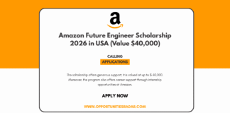 Amazon Future Engineer Scholarship 2026
