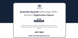 Australia Awards Fellowships 2026