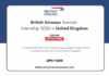 British Airways Summer Internship 2026