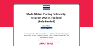 Chula Global Visiting Fellowship 2026