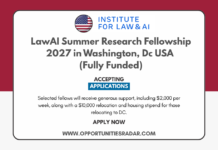 LawAI Summer Research Fellowship 2027