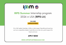 RIPS Summer Internship program 2026 in USA (RIPS-LA) RIPS Summer Internship program 2026