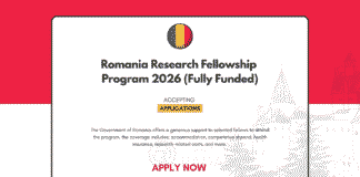 Romania Research Fellowship Program 2026