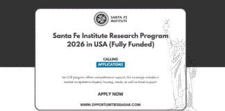Santa Fe Institute Research Program 2026