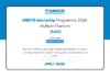 UNHCR Internship Program 2026