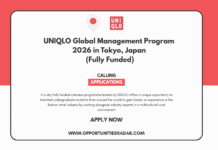 UNIQLO Global Management Program 2026
