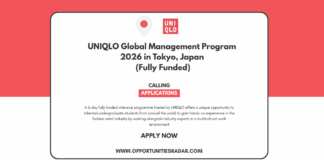 UNIQLO Global Management Program 2026