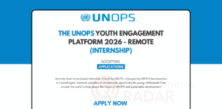 UNOPS Youth Engagement Platform 2026