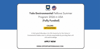 Yale Environmental Fellows Summer Program 2026