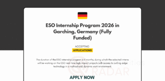 ESO Internship Program 2026