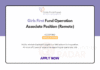 Girls First Fund Operation Associate Position