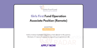 Girls First Fund Operation Associate Position