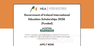 Government of Ireland International Education Scholarships 2026