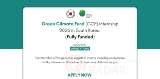 Green Climate Fund Internship 2026
