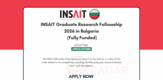 INSAIT Graduate Research Fellowship 2026