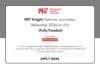 MIT Knight Science Journalism fellowship 2026