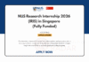 NUS Research Internship 2026