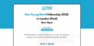 One Young World Fellowship 2026